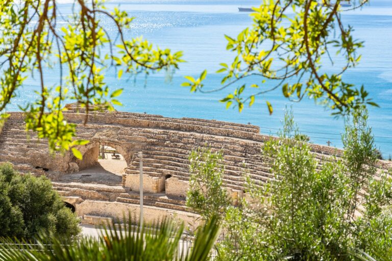 Antikes r&ouml;misches Amphitheater in Tarragona, Spanien